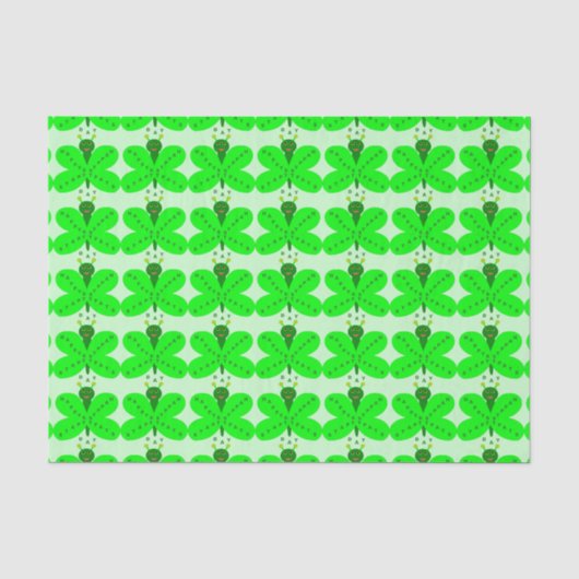 Sint-Patrick's Day Butterfly-document Tissuepapier (Voorkant)
