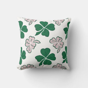 Sint Patrick's day Clover Shamrock Drawing Pattern Kussen