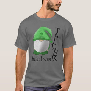 Sint-Patrick's Day Cute Gnome Irish I was langer d T-shirt