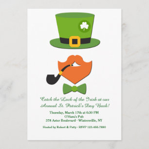 Sint-Patrick's Day Disguise Invitation Kaart