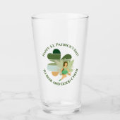 Sint-Patrick's Day Distress Shamrock Irish Fairy Glas (Voorkant)