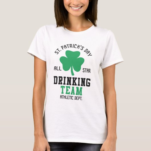 Sint-Patrick's Day Drink team T-shirt (Voorkant)