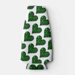 Sint-Patrick's Day Emerald Heart-fles koeler