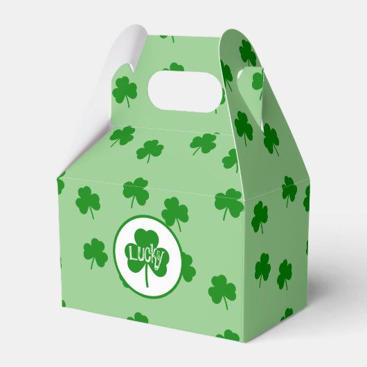 Sint Patricks Day Favor Box Bedankdoosjes (Voorkant Zijde)