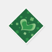 Sint-Patrick's Day feest luiers Servet (Hoek)