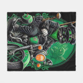 Sint Patrick's Day Fleece Deken (Voorkant (Horizontaal))