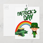 Sint Patrick's Day giften Briefkaart (Voorkant / Achterkant)