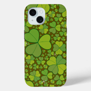 Sint Patrick's Day Green Shamrock Clover Pattern