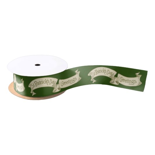 Sint Patrick's Day Greetings Golden Banner Lint (Spoel)