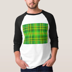 Sint Patrick's Day, groen-gele pla T-shirt
