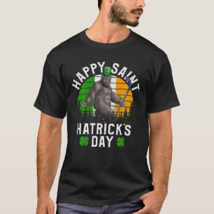 Sint Patrick's Day Hockey Happy Saint Hatrick's Da T-shirt