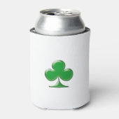 Sint Patrick's Day Irish Green Clover Shamrock Blikjeskoeler (Blikje Voorkant)