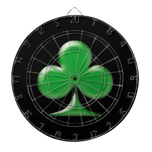 Sint Patrick's Day Irish Green Clover Shamrock Dartbord