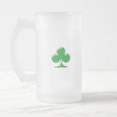 Sint Patrick's Day Irish Green Clover Shamrock Matglas Bierpul (Links)