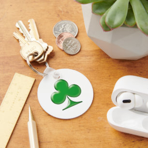 Sint Patrick's Day Irish Green Clover Shamrock Sleutelhanger