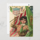 Sint Patrick's Day Kaart (Voorkant / Achterkant)