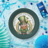 Sint Patrick's Day leprechaun party paper bord (Feest)