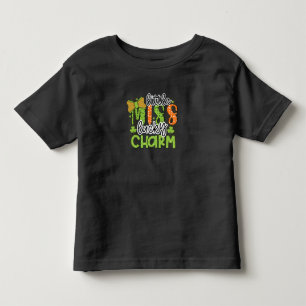 Sint Patricks Day Little Miss Lucky Charm Kinder Shirts