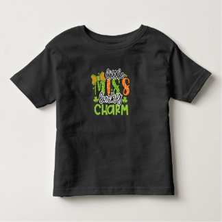 Sint Patricks Day Little Miss Lucky Charm Kinder Shirts
