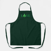 Sint Patrick's Day Love Green Clover Shamrock Schort (Voorkant)