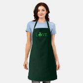 Sint Patrick's Day Love Green Clover Shamrock Schort (Gedragen)