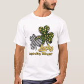 Sint Patrick's Day Lucky Respiratory Therapist Clo T-shirt (Voorkant)