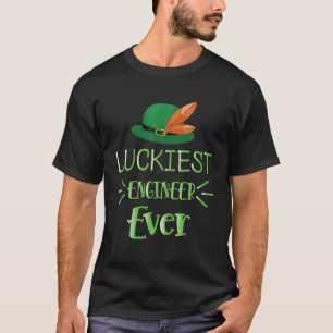 Sint Patrick's Day Lucmeestigste Engineer Ever Sha T-shirt