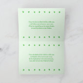 Sint Patrick's Day Magic Shamrocks Kaart (Binnen)