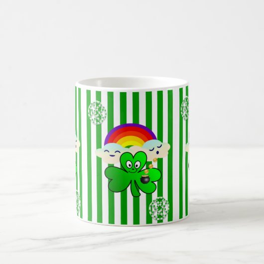 Sint Patrick's Day Mok Shamrock (Center)