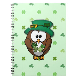 Sint Patrick's Day owl Notitieboek