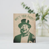 Sint Patricks Day Party  Funny Briefkaart (Staand voorkant)