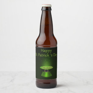 Sint-Patrick's Day Pet Coins - Etiket op bier