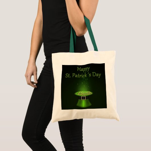 Sint-Patrick's Day Pet Munten - BegrotingsTas Tote Bag (Voorkant (product))