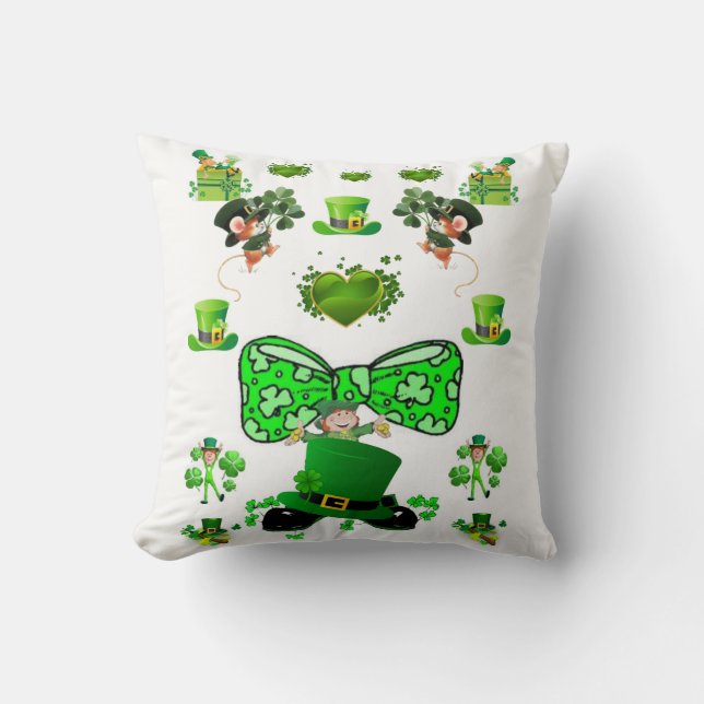 Sint Patrick's Day Pillow Kussen (Voorkant)