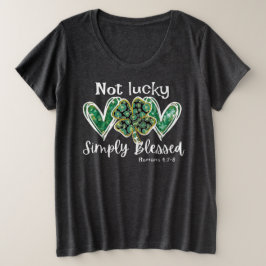 Sint Patricks Day Religious Plus Size Shirt