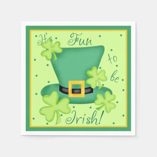 Sint-Patrick's Day Servetten (Voorkant)