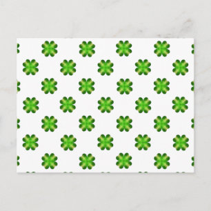 Sint-Patrick's Day Shamrock Background Briefkaart