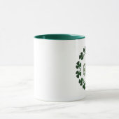 Sint-Patrick's Day Shamrock-koffiekreeften & drink Mok (Midden)