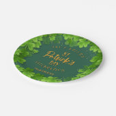 Sint Patrick's Day Shamrock Party Papieren Bordje (Gekanteld)