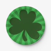 Sint Patrick's Day Shamrock Party Papieren Bordje (Voorkant)