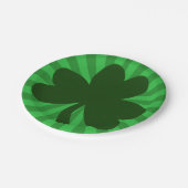 Sint Patrick's Day Shamrock Party Papieren Bordje (Gekanteld)