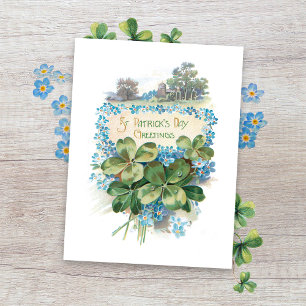  Sint Patrick's Day Shamrocks Briefkaart