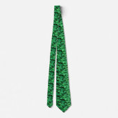 Sint-Patrick's Day shamrocks/clovers Stropdas (Achterkant)
