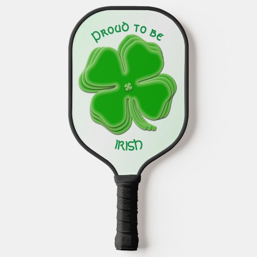 Sint-Patrick's Day Shamrocks Pickleball Paddle (Achterkant)