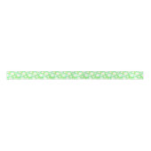 Sint Patrick's Day Shamrocks Retro Waterverf Lint (Voorkant)