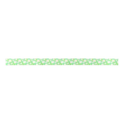 Sint Patrick's Day Shamrocks Retro Waterverf Lint (Voorkant)
