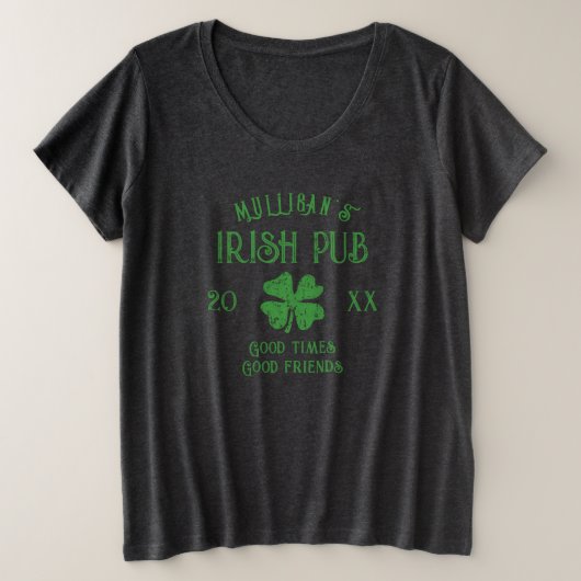 Sint Patrick's Day shirt voor vrouwen (Design voorkant)