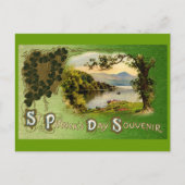 Sint Patrick's Day Souvenir  landschap Briefkaart (Voorkant)