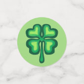 Sint Patrick's Day Succes van de Ierse groeten Confetti (Kleine voorkant)