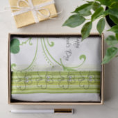 Sint Patrick's Day Tissue Paper Shamrock Floral Tissuepapier (Geschenk)